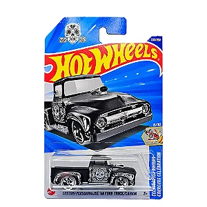 Hot Wheels Custom '56 Ford Truck - JBB43 (Preta) | Escala 1/64