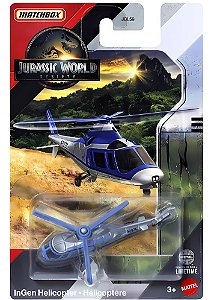 Matchbox InGen Helicopter - Jurassic World - JGK97
