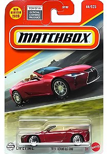 Matchbox 2021 Lexus LC 500 (Vermelho) | 1/64 -JBN56