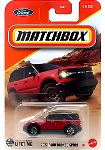 Matchbox 2022 Ford Bronco Sport (Bordo) 1/64 - JBP38