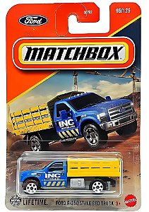 Matchbox Ford F-550 Super Duty (Azul) 1/64 - JBP51