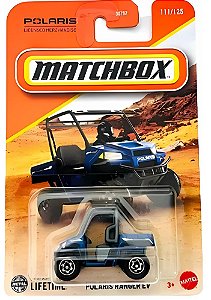 Matchbox Polaris Ranger EV (Azul) 1/64 - JBP36