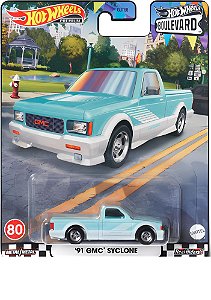 Hot Wheels - 91 GMC Syclone (Verde) - Boulevard - 1/64