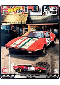 Hot Wheels Boulevard De Tomaso Pantera Gruppo 4 (Vermelho) 1/64