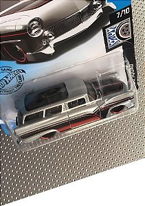 Hot Wheels 8 Crate (Prata - Grafismo Preto/Vermelho) GHD29 | Escala 1:64