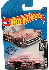 Hot Wheels '57 Chevy (Rosa) GHD26 Escala 1/64