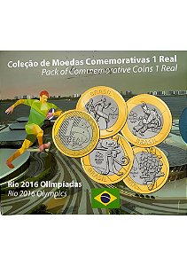Pack Completo – Moedas Comemorativas Rio 2016 (1ª a 4ª Série)