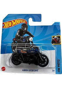 Hot Wheels Honda CB750 Café - (Azul Escuro) HKG49| 1:64