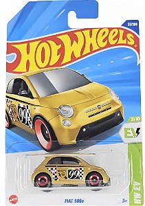 Hot Wheels Fiat 500e (Dourado) HYW85 | 1:64