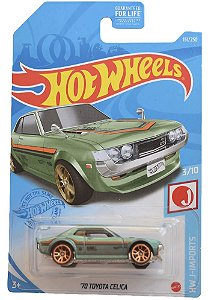 Hot Wheels '70 Toyota Celica (Verde Metálico) - GTB03 | 1:64