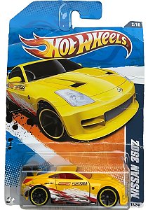 Hot Wheels Nissan 350Z Nightburnerz 11 (Amarelo) T9950 | 1:64