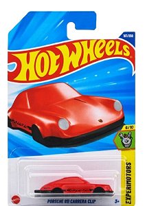 Hot Wheels Porsche 911 Carrera Clip (Vermelho) | 1:64