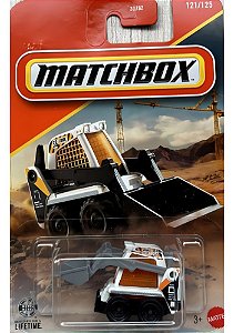 Matchbox - Escavadeira Skidster (Branca) 1/64 - JBP63