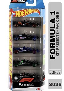 Miniatura Hot Wheels - Pack de 5 Fórmula 1 | Escala 1:64