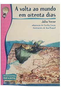 A volta ao mundo em oitenta dias - Capa comum | 56 pág. (pouco usado)