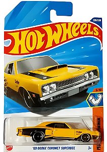 Hot Wheels - '69 Dodge Coronet Superbee (amarelo) - JBB27