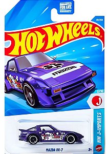 Hot Wheels Mazda RX-7 (roxo) - JJJ29 | 1:64
