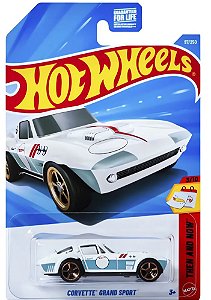 Hot Wheels - Corvette Grand Sport (branco) - JJJ58
