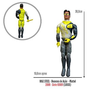 Max Steel - Boneco de Ação - Original - R3691 | Mattel (Loose)