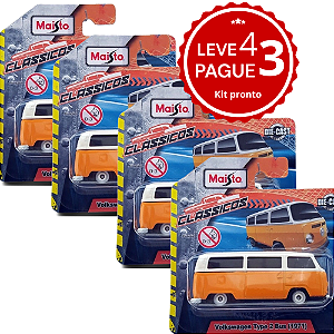 KIT Leva 4 pague 3 | Volkswagen kombi 1/64 - Maisto