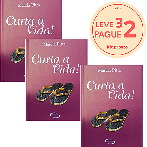 KIT Leve 3 pague 2 - Curta a Vida! - reflexão, sabedoria e ajuda - livro de bolso (capa dura)