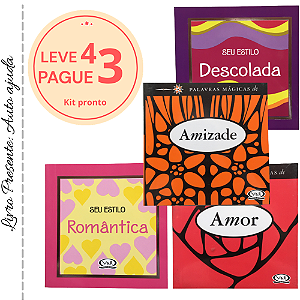KIT Leve 4 pague 3 - Livro Presente: Auto ajuda
