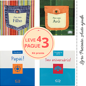 KIT Leve 4 pague 3 - Livro de bolso: Auto ajuda