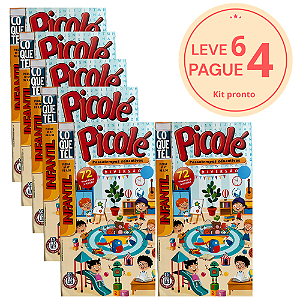 KIT Leva 6 pague 4 - Almanaque Picolé Passatempos Educativos - Infantil