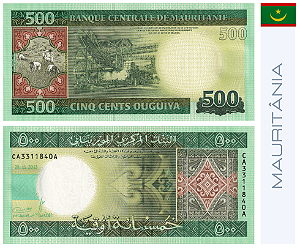 Mauritânia - Cédula de 500 Ouguiya 2013 - P-18a - FE