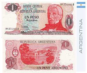 Argentina - Cédula de 1 Peso 1984 - P-311a - FE