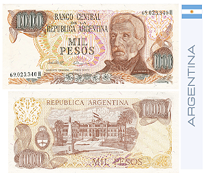 Argentina - Cédula de 1000 Pesos 1982 - P-304d.1.2 - FE