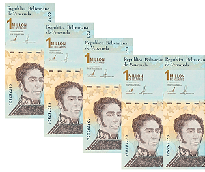 Venezuela - 5 Cédulas de 1.000.000 Bolívares 2020 - P-114a.2.2 - FE