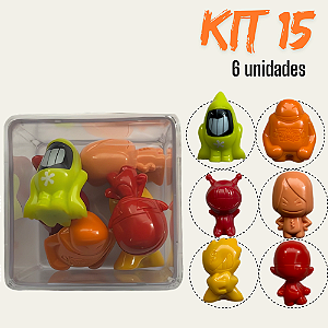 kit n. 15 - Bonecos Gogos 6 unidades - Panini | Loose
