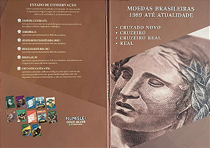 Álbum Vazio - Moedas Brasileiras 1989 até atualidade (Capa Dura)