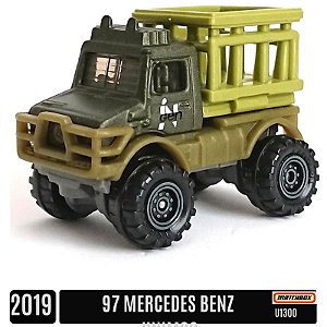 Matchbox Miniaturas Jurassic World - 97 Mercedes - Benz Unimog U1300