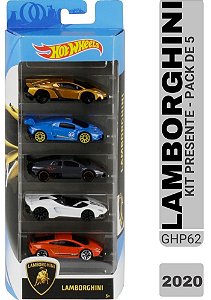 Hot Wheels - Pack de 5 - Lamborghini - GHP62