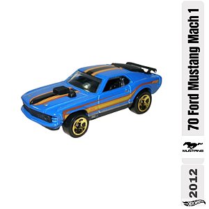 Hot Wheels - 70 Ford Mustang Mach 1 - W4009