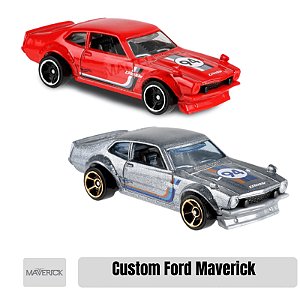 Hot Wheels - Custom Ford Maverick - Muscle Mania - FYF86 e FYD05