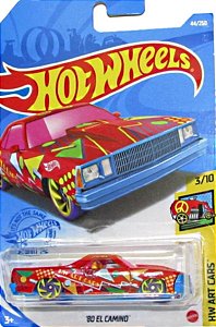 Carrinho Hot Wheels ´80 El Camino - Hw Art Cars - Escorrega o Preço