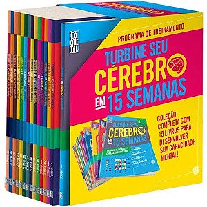 Box 15 Livros - Turbine seu Cérebro em 15 Semanas - Coquetel