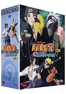 DVD BOX - Naruto Shippuden - Primeira Temporada - Box 2 (5 Discos)