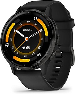 Relogio Smartwatch Garmin Venu 3  GPS Display 45mm Preto