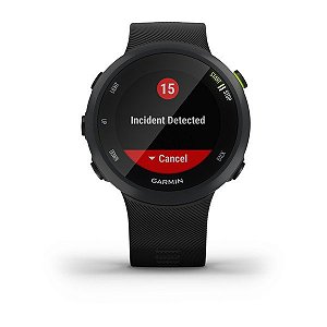 Smartwatch Garmin Forerunner 45 1.04" caixa 42mm preta, pulseira preta