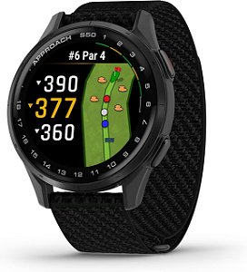 Relógio Garmin Approach S50 Cor Preto Play Golf Jogar Golf Mesh