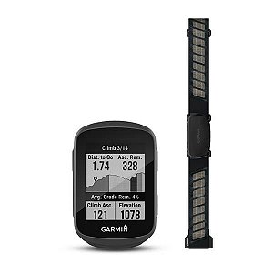 Gps Garmin Edge 130 Plus Bundle C/ Monitor E Cinta Cardiaca