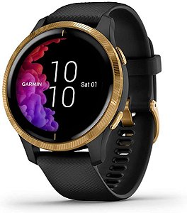 Garmin Venu Relógio Smartwatch Multiesportivo dourado