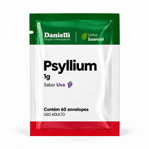 Psyllium 1g – 60 envelopes – Sabor Uva
