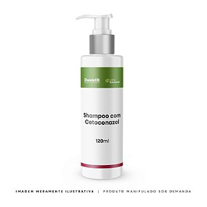 Shampoo com Cetoconazol - 120ml