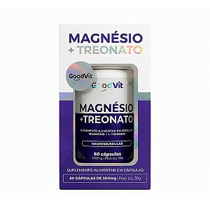 Magnésio Treonato 260mg 60 Cápsulas - Good Vit
