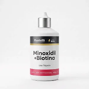 Minoxidil 5% + Biotina 5mg - Conta Gotas